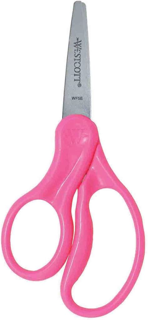 Amazon.com : Westcott 5" Hard Handle Kids Scissors, Blunt, Left-Handed ...