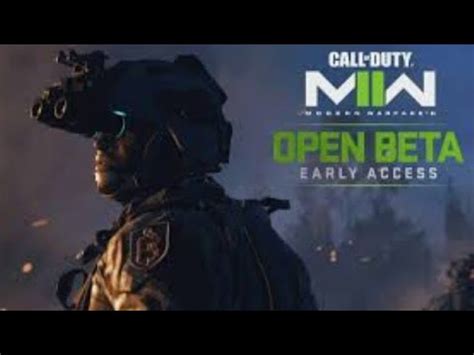 Call Of Duty Modern Warfare Open Beta YouTube