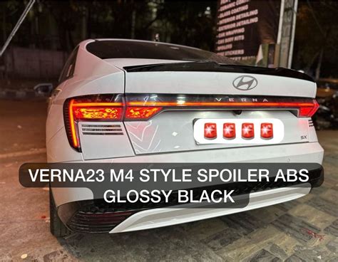 Hyundai Verna 2023 Onwards Lip Spoiler Pit Zone