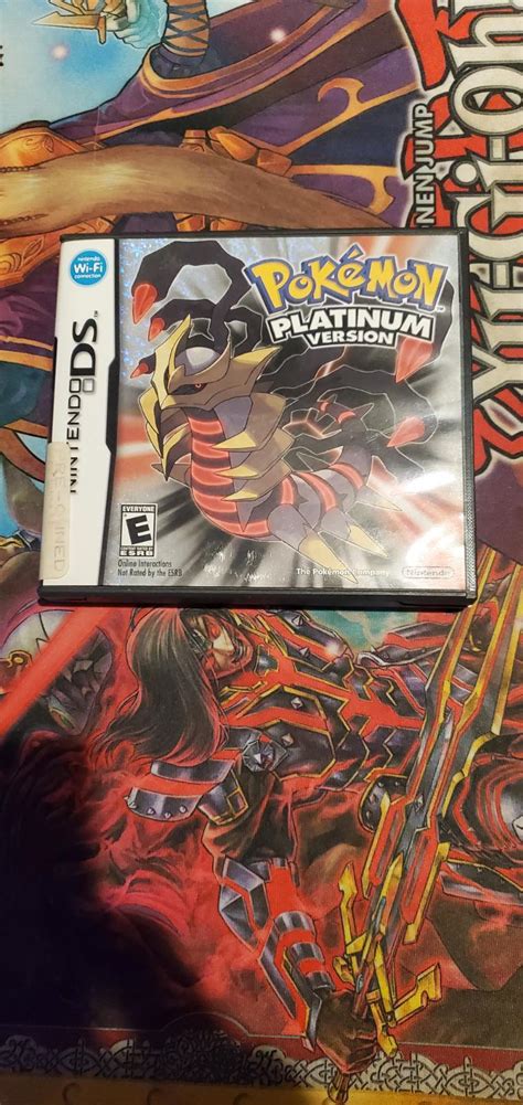 Pokemon Platinum Item Box And Manual Nintendo Ds