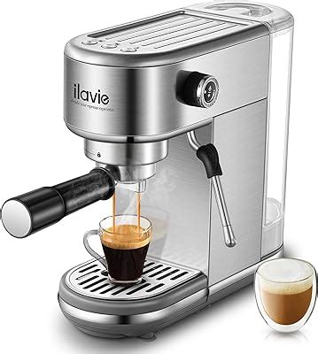 Amazon Ihomekee Espresso Machine 3 5Bar Espresso And Cappuccino