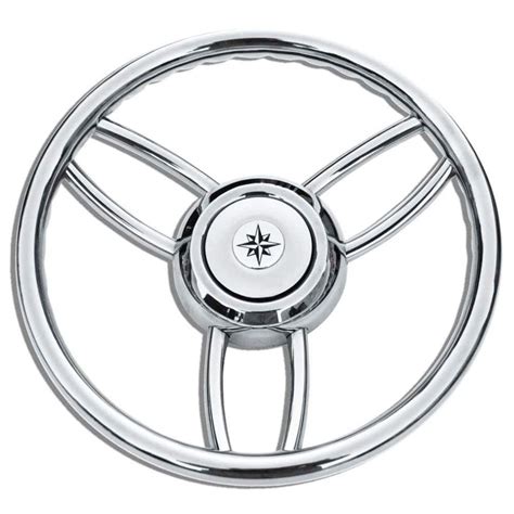 Stainless Steel Power Boat Steering Wheel T S Savoretti Armando