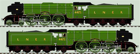 LNER A3 liveries - 4472 'Flying Scotsman' (2004) by 2509-Silverlink on ...