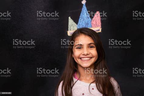 Keep Your Head Up And Crown On Princess Stock Photo Download Image