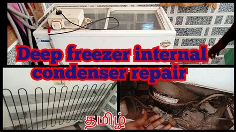 deep freezer not cooling தமழ deep freezer iner leakage repair YouTube