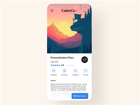 Cabin App By Scott Conover On Dribbble