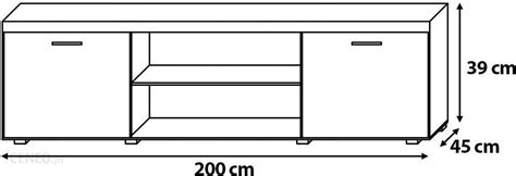 Bromarkt Klasyczna Szafka Rtv 200 Cm Do Salonu Selfi 23403 Opinie I