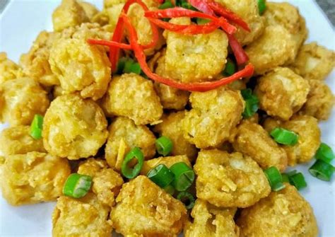 Resep Tahu Saus Telur Asin Instant Super Easy Oleh Citra Haries