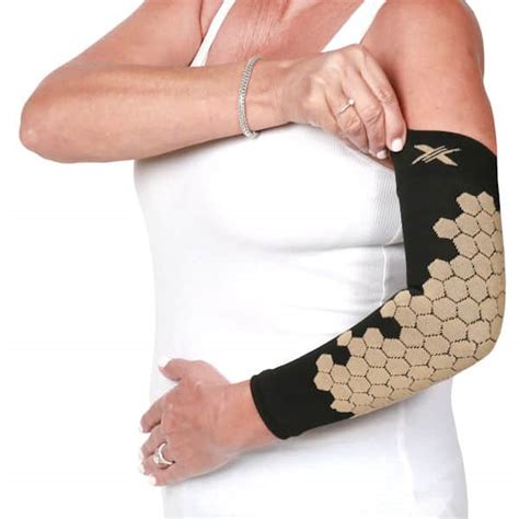 Copper Infused Elbow Support Sleeves 1 Pair Support Plus