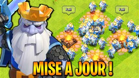 Clash Of Clans Mise A Jour Nouvelle Troupe Le FantÔme Royal En Action Youtube