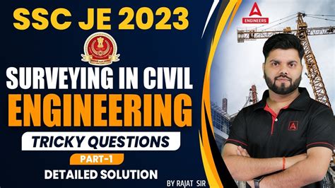 Ssc Je Surveying In Civil Engineering Tricky Questions Part