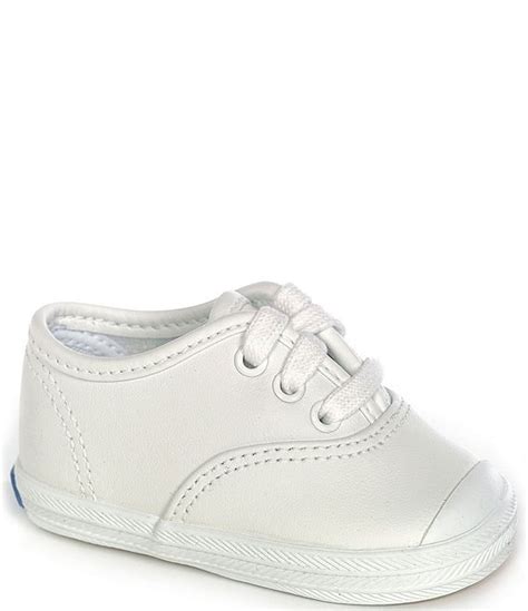 Keds Kids' Champion Leather Cap-Toe Crib Shoes (Infant) | Dillard's