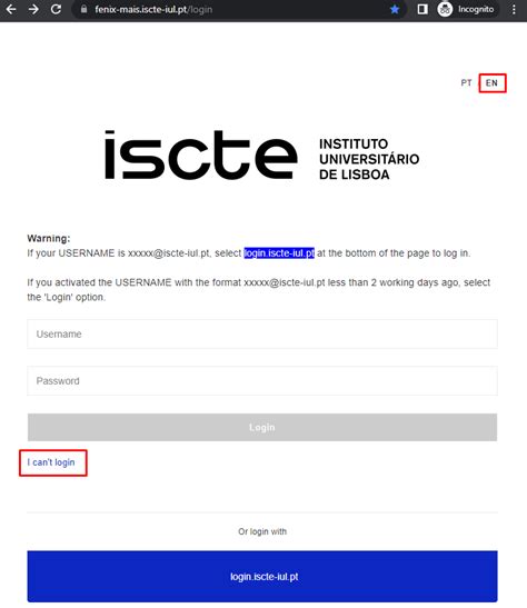 Activate Account Iscte Siic