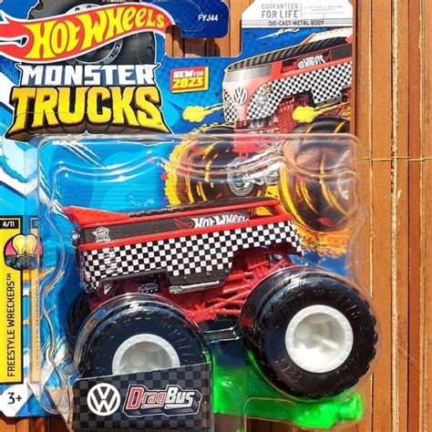 Jual HOTWHEELS MONSTER TRUCKS VW VOLKSWAGEN DRAGBUS 2023 DRAG BUS