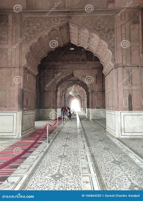 The Inside View of Jama Masjid,Delhi India Editorial Image - Image of