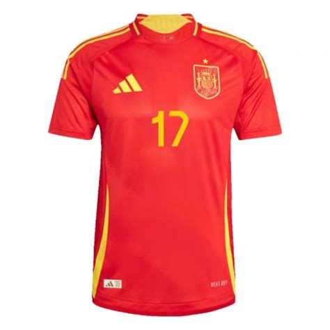 Camiseta de fútbol España Williams JR 17 1ª equipación Euro 2024