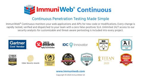 Immuniweb® Continuous Continuous Penetration Testing Made Simple