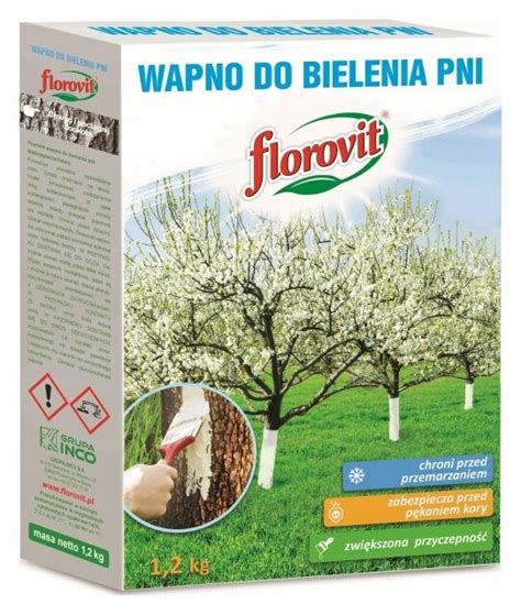 Florovit WAPNO do bielenia DRZEW i KRZEWÓW 1 2kg 5900498030105 Cena