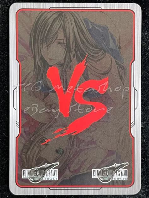 TIFA AERITH Final Fantasy Goddess Story Anime Waifu Doujin Card ACG