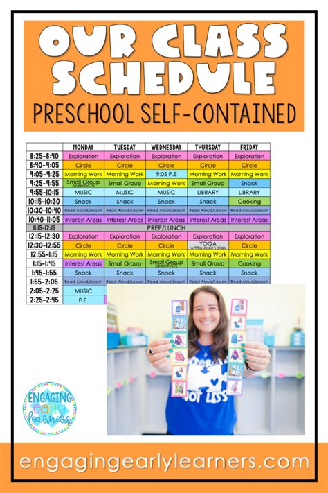 Class Schedule | Preschool Self-Contained | Special education preschool classroom, Classroom ...