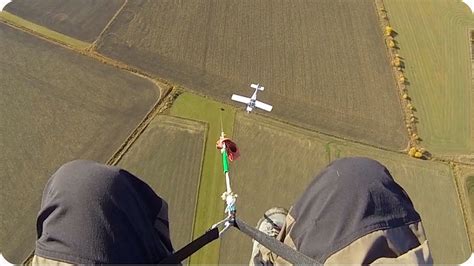 Very Close Call Plane Just Misses Paraglider S Line Youtube