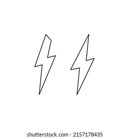 7,518 Lightning Bolt Outline Stock Vectors, Images & Vector Art ...