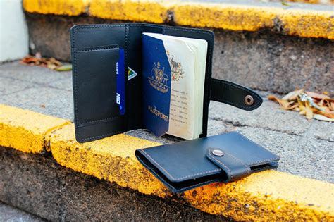 Passport Holder Kangaroo Leather Made In Australia The Real Mccaul Leathergoods