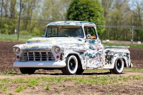 383 Stroker Powered 1957 Chevrolet 3100 Big Window Stepside Pickup For