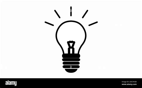 Vector Isolated Illustration of a Lightbulb. Lightbulb Icon. Idea Icon ...