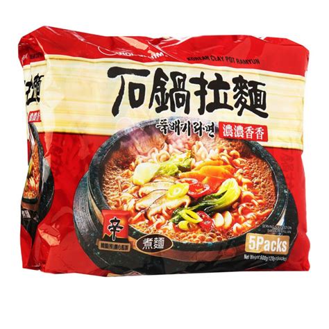 Nongshim Korean Clay Pot Ramyun Instant Noodle Case