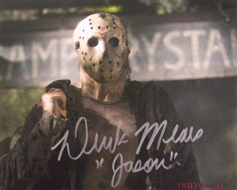 Derek Mears as Jason Voorhees Signed & Mounted 8 x 10" Autographed Photo (Reprint:2312)