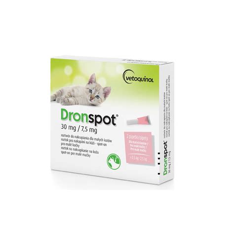 Krople Na Robaki I Paso Yty Dronspot Dla Ma Ych Kot W Kg Kg