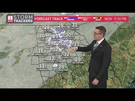 Light Snow Flurries Possible Today In North Georgia Metro Atlanta