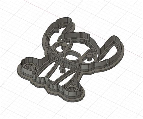 Stl Datei Stitch Ausstechform F R Kekse Und Fondant Mit Embosserdesign