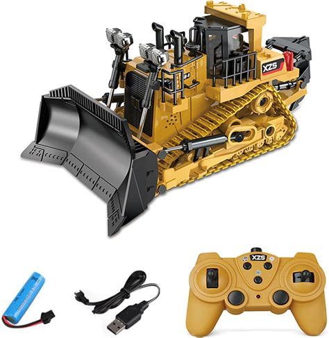 Asslye Remote Control Bulldozer 124 Rc Front Loader Dozer 24ghz 9