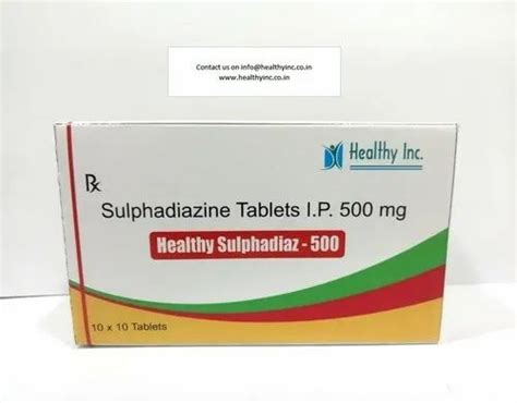 Sulfadiazine Tablet 500 Mg At Rs 11stripe Salphaz Sulphadiazine In