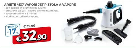 Ariete 4137 Vaporì Jet Pistola A Vapore offerta di Famila