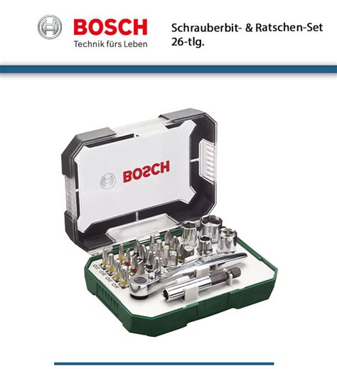 Bosch Professional Schrauberbit Und Ratschen Set Teilig