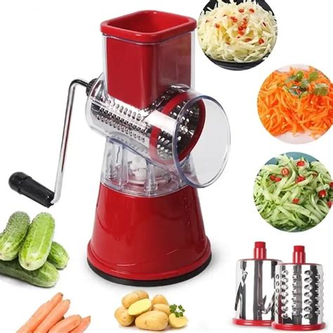 Multifunctional Vegetable Cutter Round Slicer Kitchen Roller Gadgets