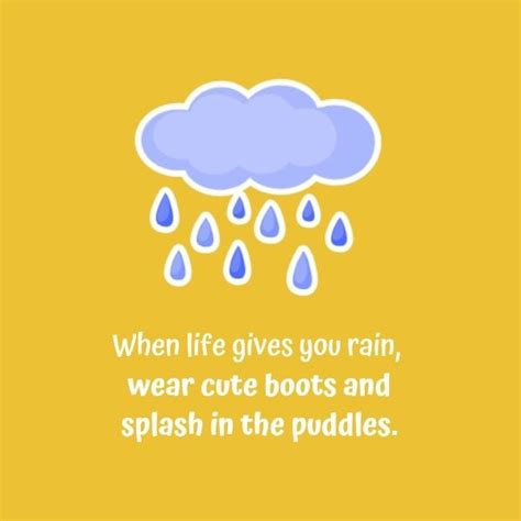 Rain Quotes And Sayings Cute