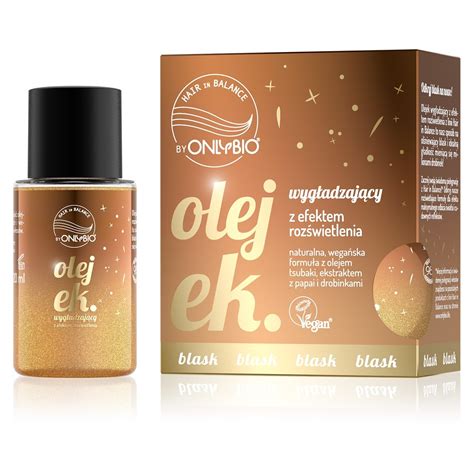 Hair in Balance by ONLYBIO Olejek wygładzający z efektem rozświetlenia 20ml