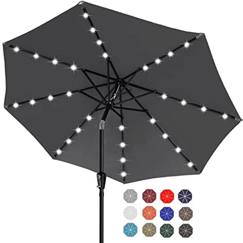 Abccanopy 9ft Patio Umbrella With 32led Lights — Deals From Savealoonie