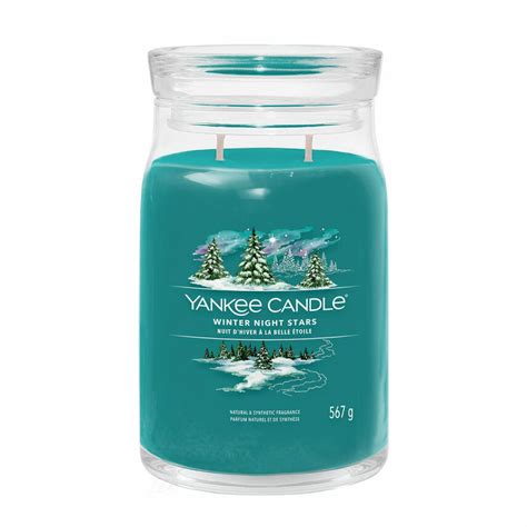 Yankee Candle Winter Night Stars Signature Duftkerze Großes Glas 567