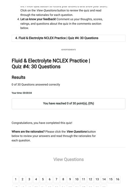 Solution Nclex Fluids By O O Studypool