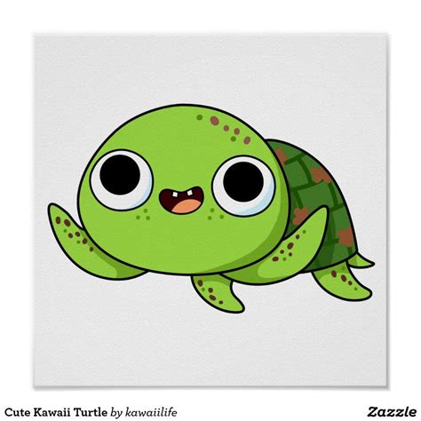 Cute Kawaii Turtle Drawing - Drawing.rjuuc.edu.np