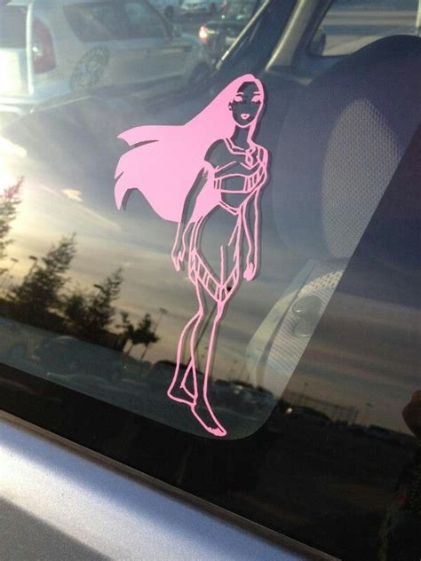 Pocahontas Car Decal Using 651 Oracle Permanent Vinyl And Silhouette