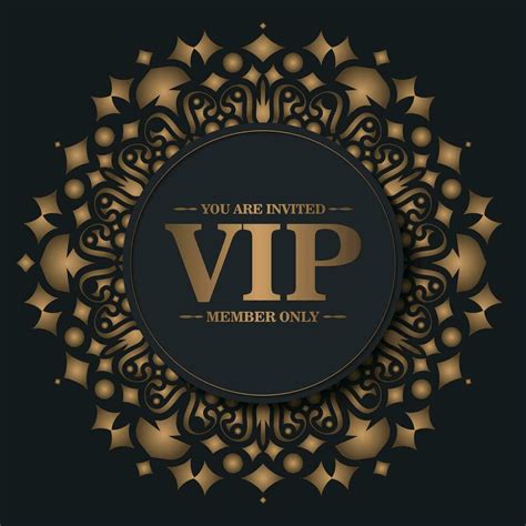 luxury vip card design template 27424134 Vector Art at Vecteezy