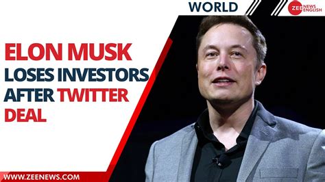 Investors Dump Tesla Shares After Twitter Buyout Elon Musks Net Worth