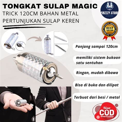 Jual Tongkat Sulap Magic Trick Cm Bahan Metal Pertunjukan Sulap