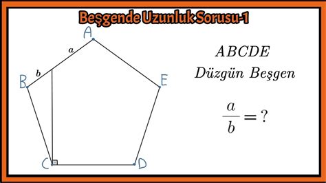 BEŞGENDE UZUNLUK SORUSU 1 YouTube